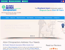 Tablet Screenshot of bemischiropractic.com